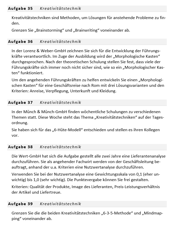 Wirtschaftsfachwirt kompakt - Situationsaufgaben 1&2 Zusammenfassungen und 310 Aufgaben