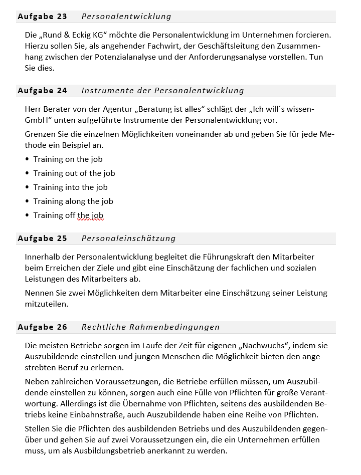 Wirtschaftsfachwirt kompakt - Situationsaufgaben 1&2 Zusammenfassungen und 310 Aufgaben