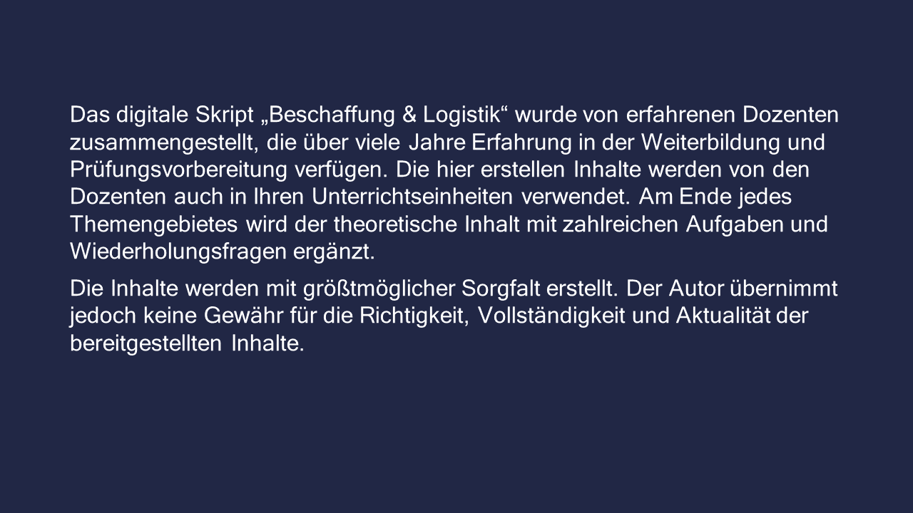Dozenten-Präsentationen-HFW-Beschaffung & Logistik
