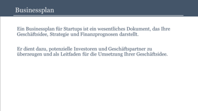 Businessplan