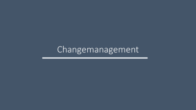 Changemanagement
