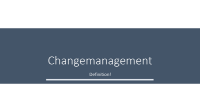 Changemanagement