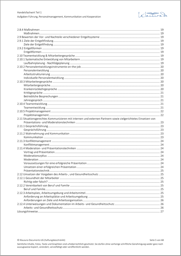 Aufgaben-HFW-Führung, PM, Kommunikation & Kooperation