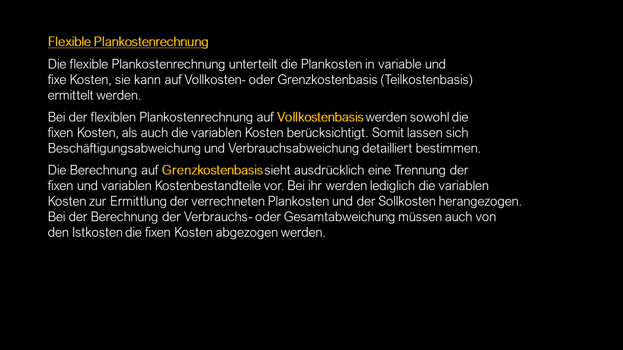 Dozenten-Ausgewählte Themen-Plankostenrechnung