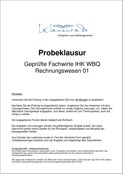 Probeklausuren-WFW-ReWe 1