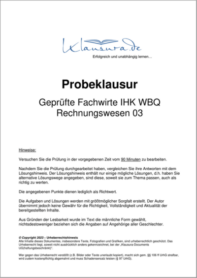 Probeklausuren-WFW-ReWe 3