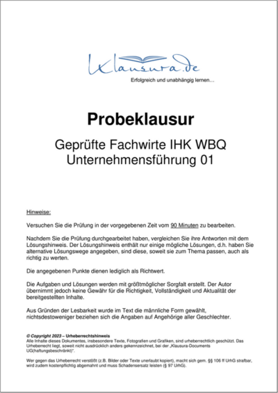 Probeklausuren-IFW-UF 1