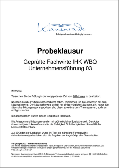 Probeklausuren-WFW-UF 3