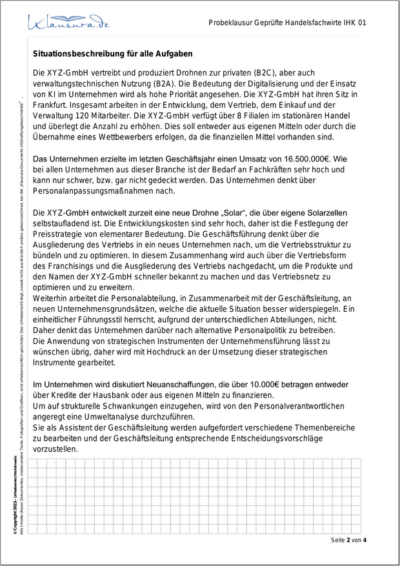 Probeklausuren-HFW-UF St 1