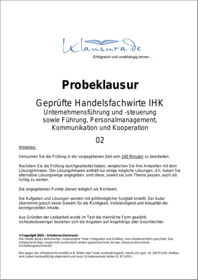 Probeklausuren-HFW-UF St 2