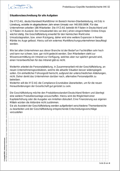 Probeklausuren-HFW-UF St 2