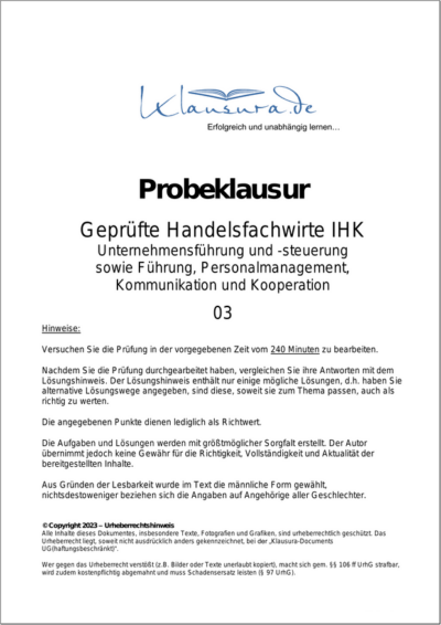 Probeklausuren-HFW-UF St 3