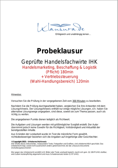Probeklausuren-HFW-HM BL VST