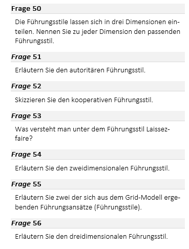 Fachwirt kompakt Mündliche Ergänzungsprüfung Unternehmensführung