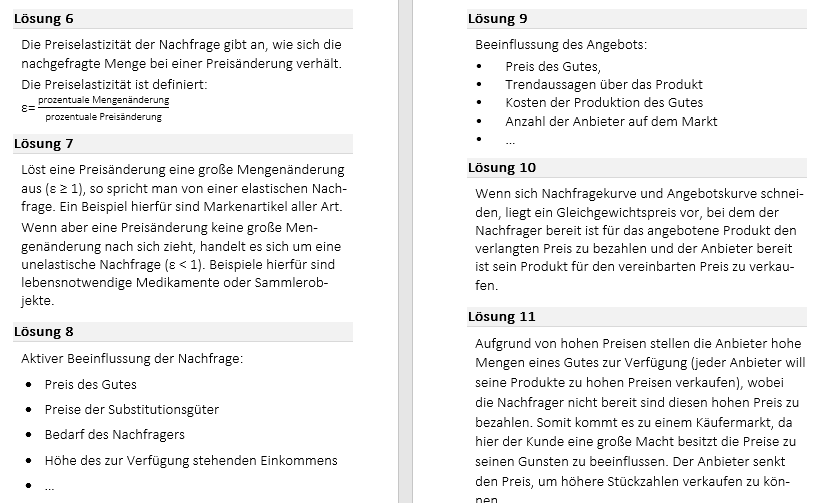 Fachwirt kompakt Mündliche Ergänzungsprüfung VWL/BWL