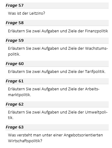 Fachwirt kompakt Mündliche Ergänzungsprüfung VWL/BWL