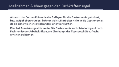 Maßnahmen und Ideen gegen Fachkräftemangel