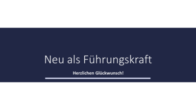Neu als Führungskraft