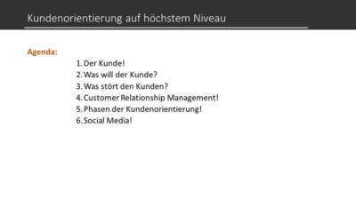 Kundenorientierung auf höchstem Niveau