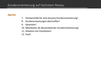 Kundenorientierung auf höchstem Niveau