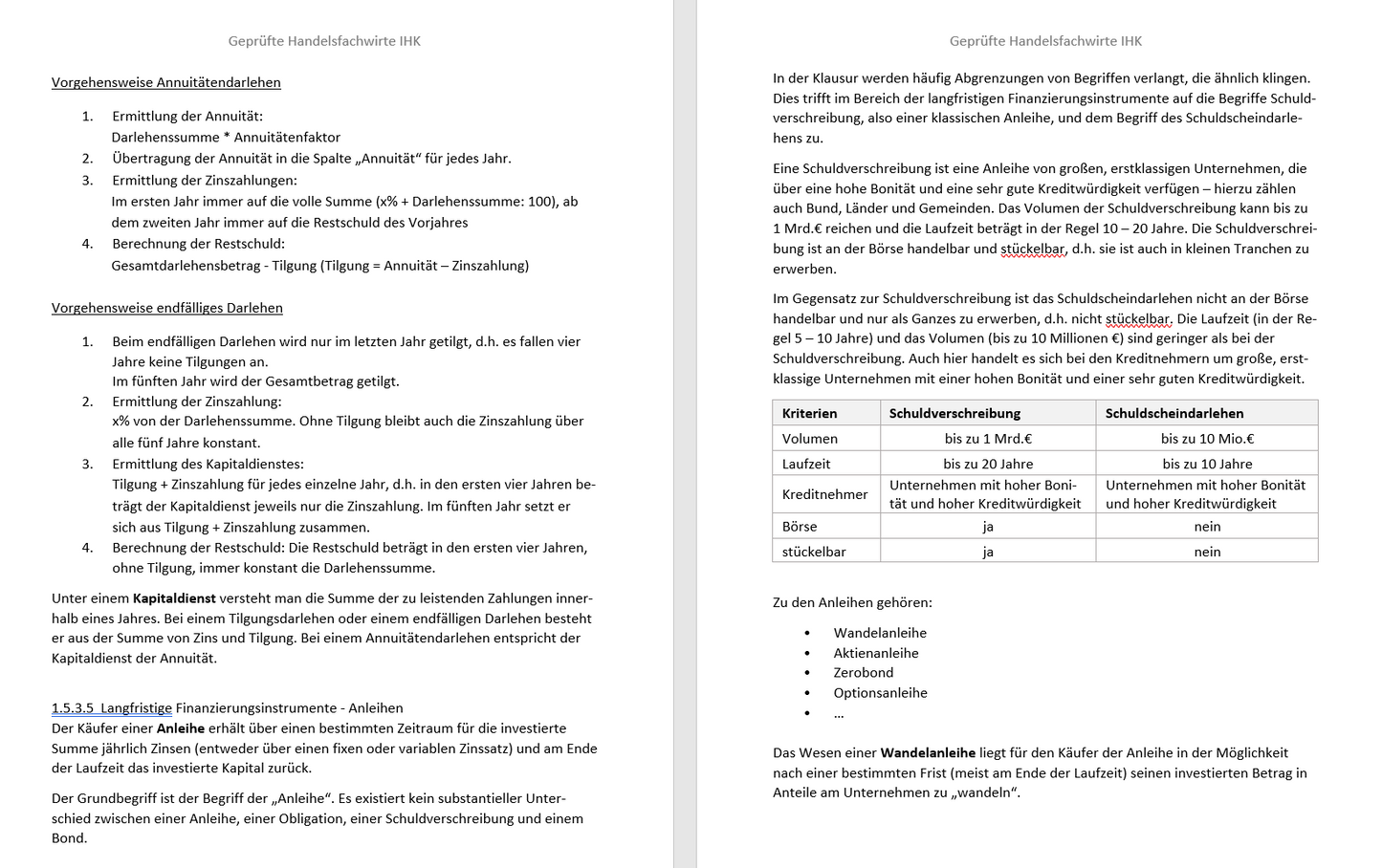 Handelsfachwirt kompakt Zusammenfassungen aller Fächer, inklusive 655 Aufgaben