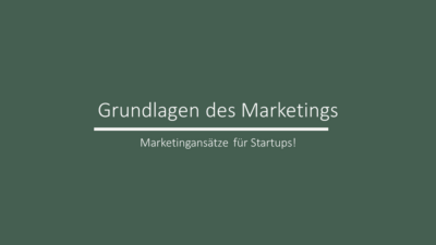 Grundlagen des Marketings
