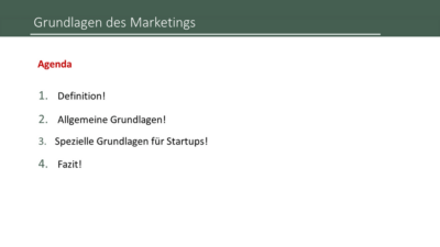 Grundlagen des Marketings