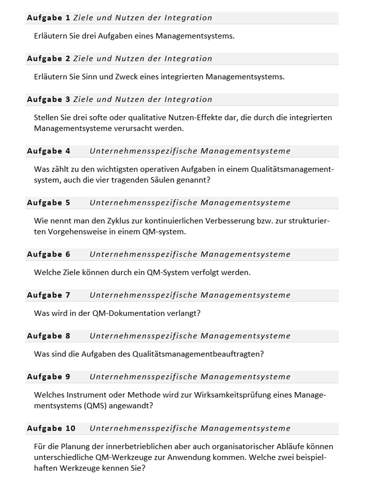 Betriebswirt kompakt  Vorbereitung auf die mündliche Prüfung Betriebswirte IHK