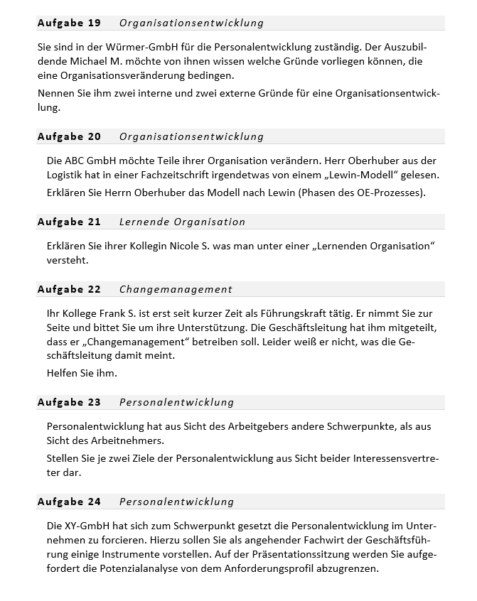 Wirtschaftsfachwirt kompakt Zusammenfassung und 165 Aufgaben Situationsaufgabe 1