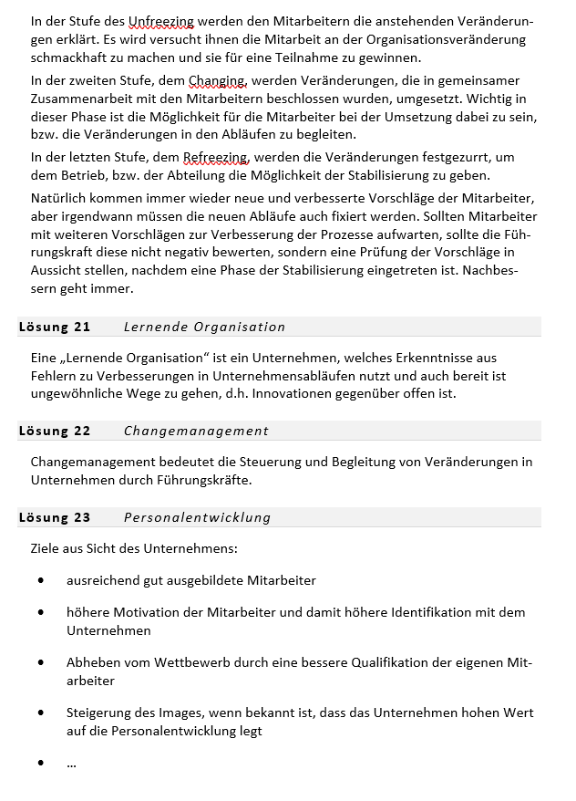 Wirtschaftsfachwirt kompakt Zusammenfassung und 165 Aufgaben Situationsaufgabe 1