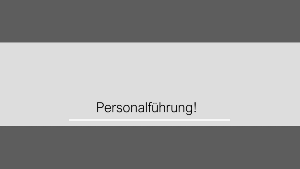 Personalführung 1